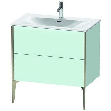 Xviu Floor Standing Vanity Unit Light Blue Matt